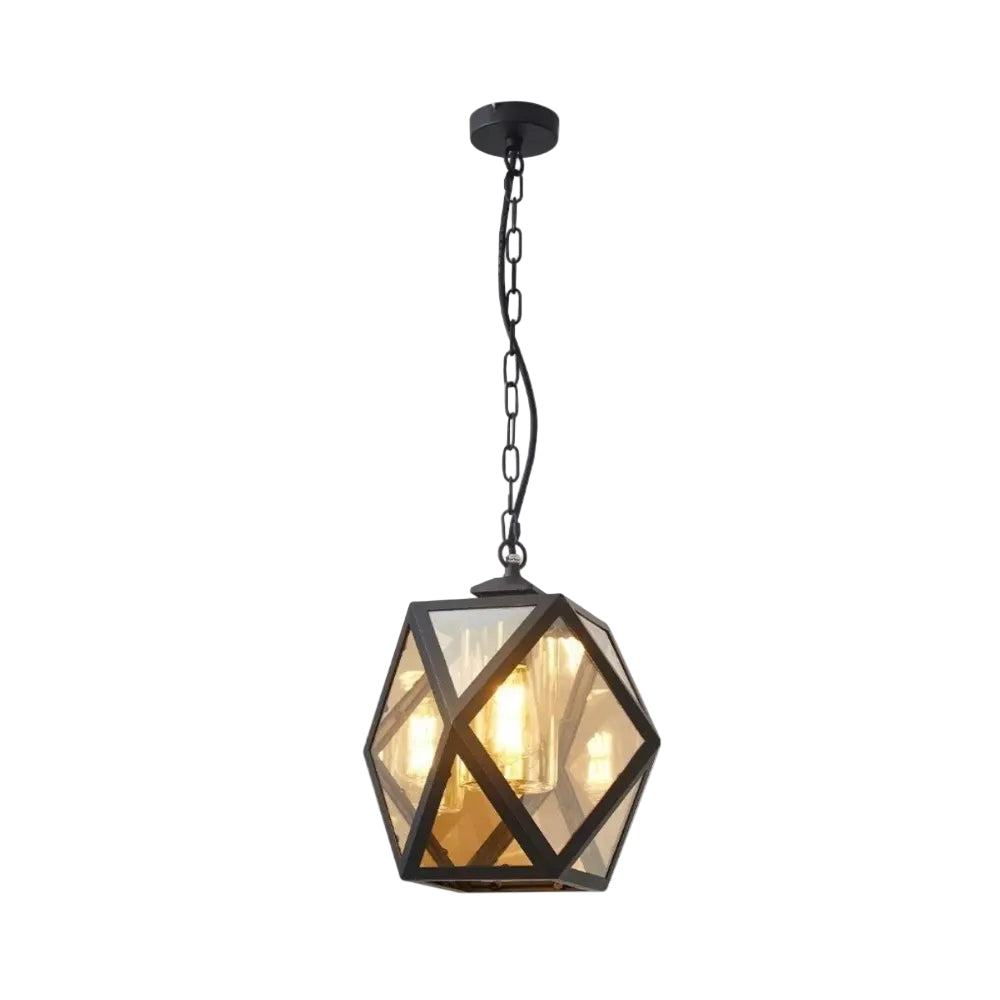 LAMPARA COLGANTE DE CRISTAL 48 CM DE ALTURA POTENCIA MAX. 60 W 1 BASE E27 IP54 IK05 NO INCLUYE FOCO
