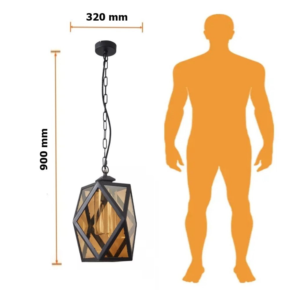 EXT S/LAMPARA BASE E27100-240V NGO/AMBAR
