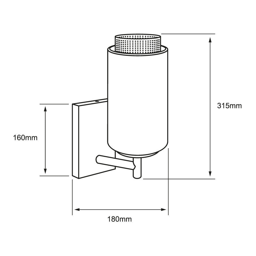 INT S/LAMPARA SOBREPONER 100-240V DORADO DAFNE II TECNOLITE *** HAE ***