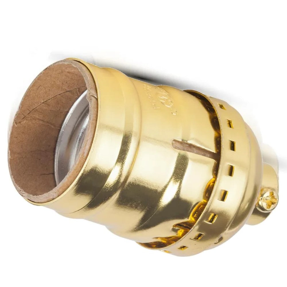 PORTALAMPARA LATONADO SENCILLO E26 127V 660W IUSA