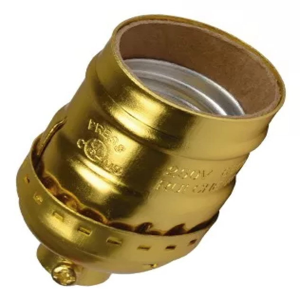 PORTALAMPARA LATONADO SENCILLO E26 127V 660W IUSA