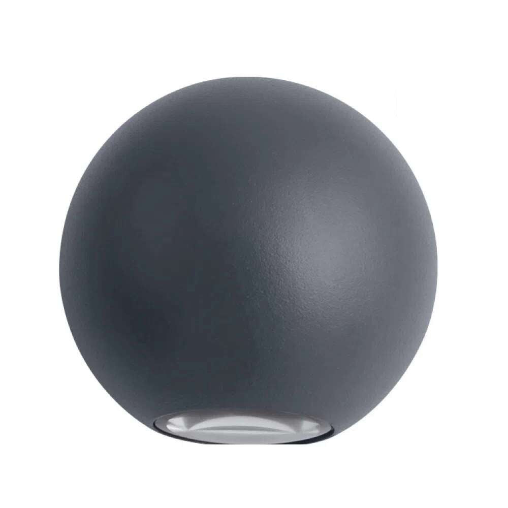 LAMPARA DE PARED ARBOTANTE LED EXTERIOR 6 W LUZ CALIDA BRILLANTE IP54 IK06 NO ATENUABLE LED INTEGRADO 6HLED1159MV30N