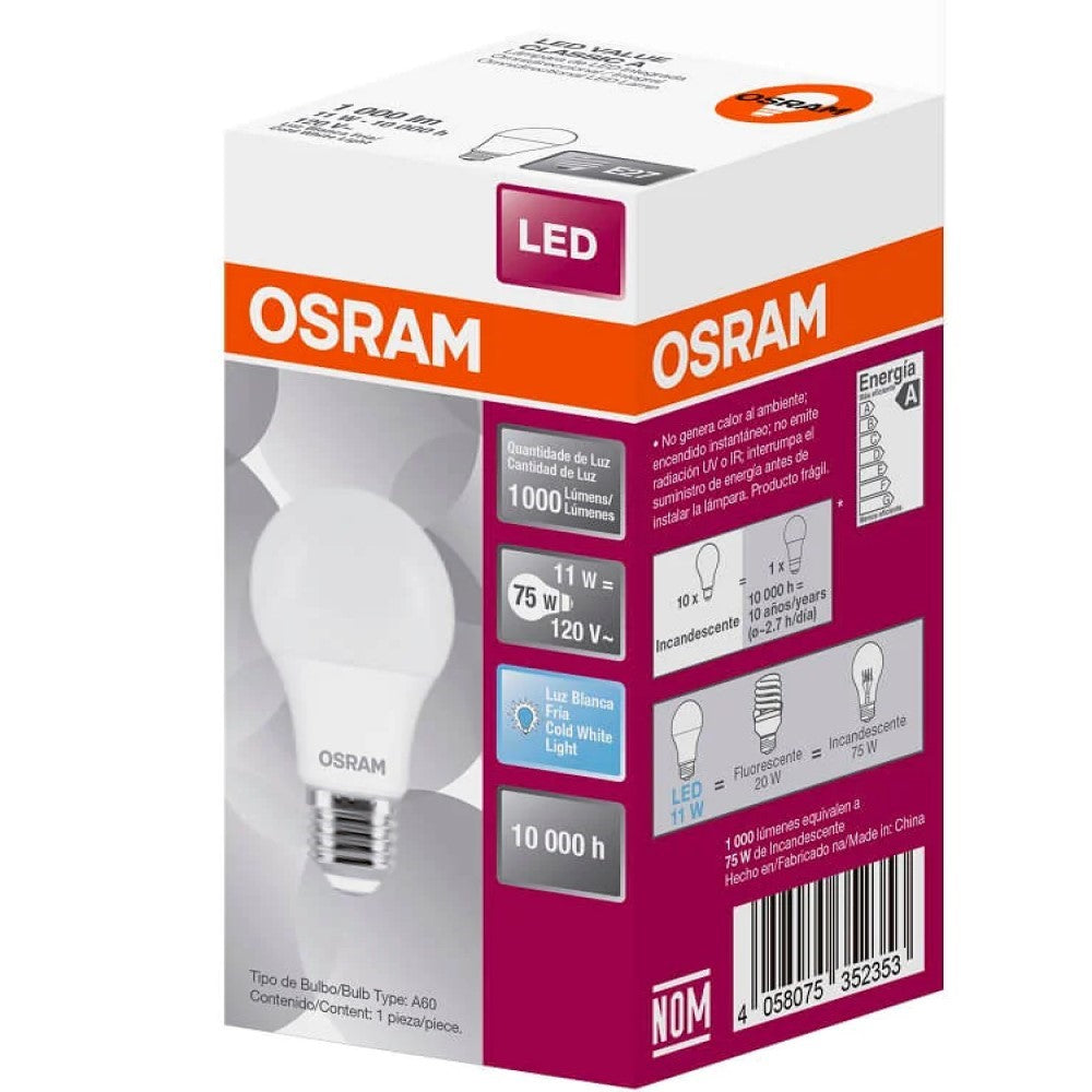 LED VALUE A75 11W/865 G3-RD MARCA LEDVANCE