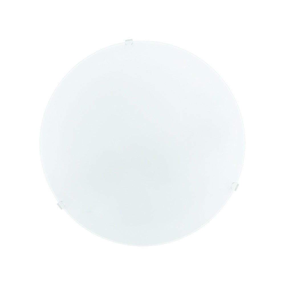 LUMINARIO DE MURO EGLO MARS BASE E26 DE 60W CRISTAL SATINADO BLANCO