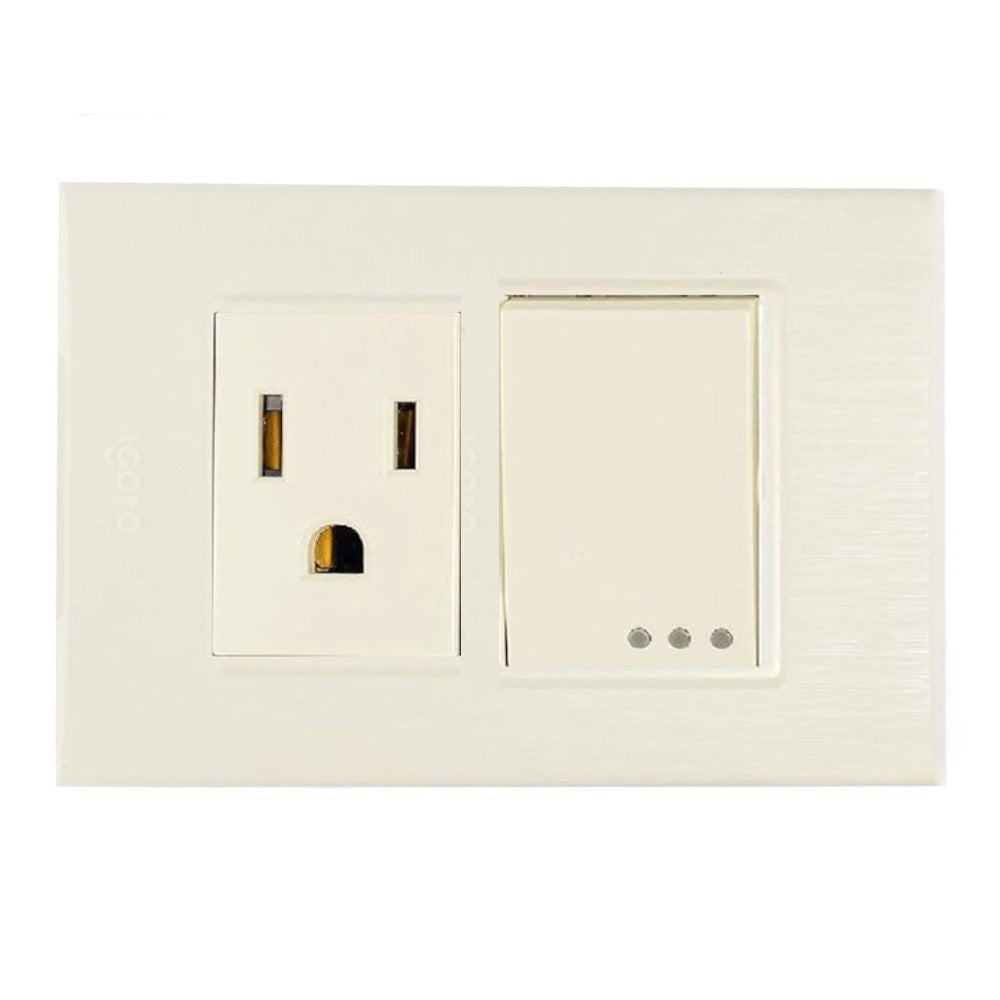 PLACA DECORA PLUS 2 UNIDADES MARFIL 80309-0SI LEVITON