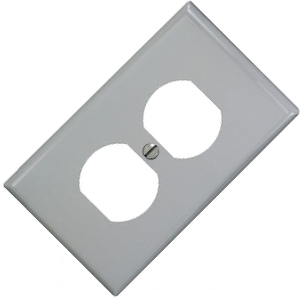 PLACA P/RECEPTACULO DUPLEX GRIS 80703-0GY LEVITON *** OFRECER NPJ8GY ***