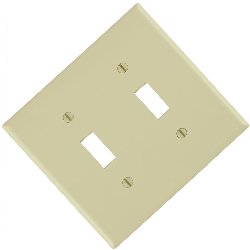 PLACA MARFIL 2 UNIDADES NYLON P/INT. PALANCA 80709-00I LEVITON