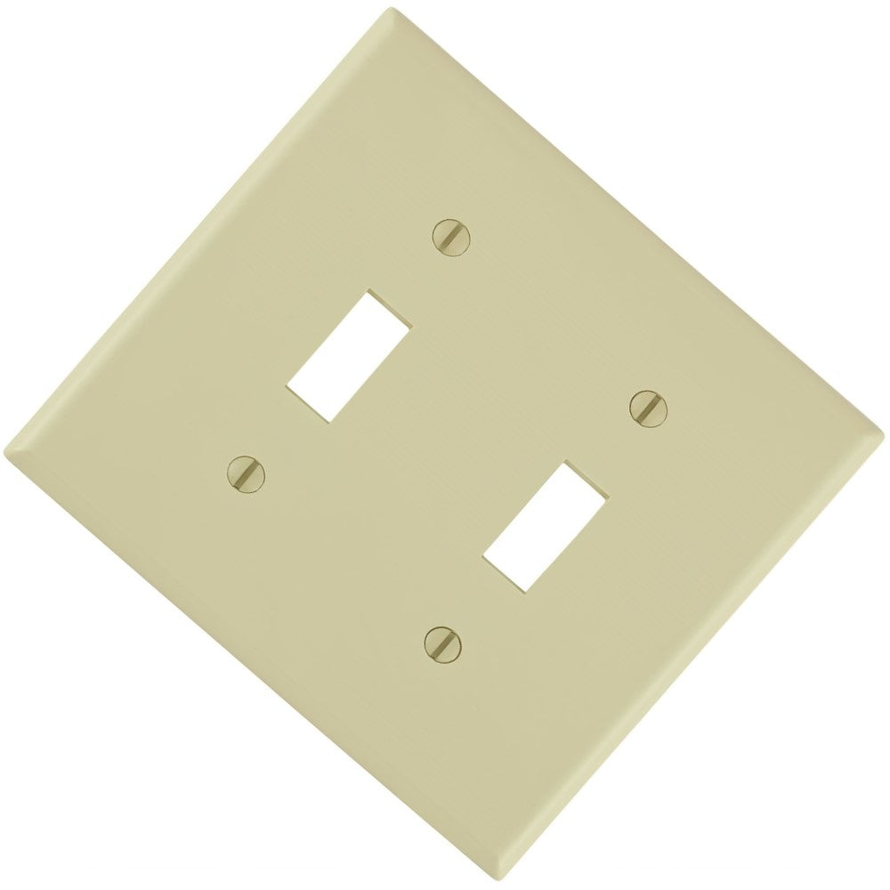PLACA MARFIL 2 UNIDADES NYLON P/INT. PALANCA 80709-00I LEVITON