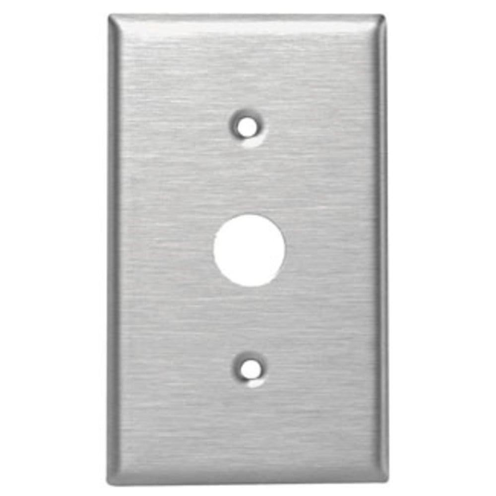 PLACA DE ACERO INOX. 430 CON ORIFICIO PARA LLAVE DE SEGURIDAD 84071-040