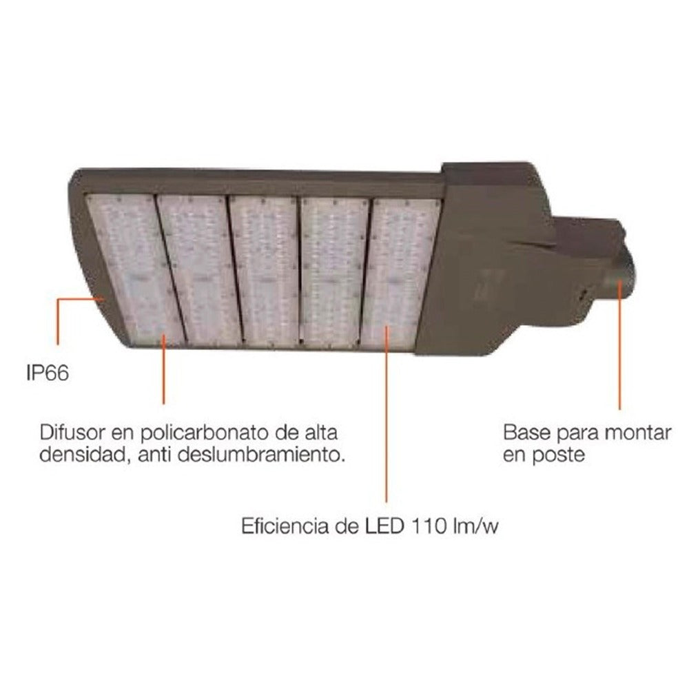 LUMINARIO SKY 90W 90-305V 9900 LM. 140 STREELIGHT MCA. OSRAM*** HAE ***