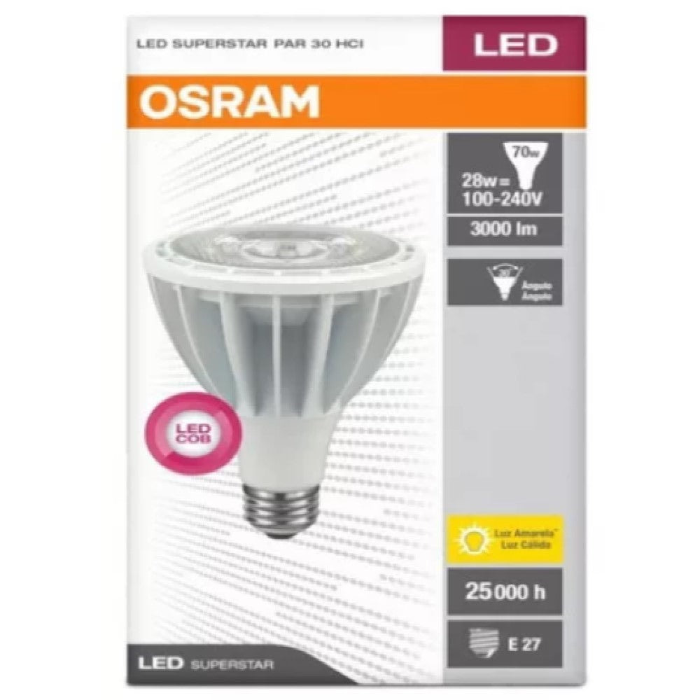 LED PAR30HCI 28W 30D 930 3000LM BIVE27 G3 MCA LEDCANCE