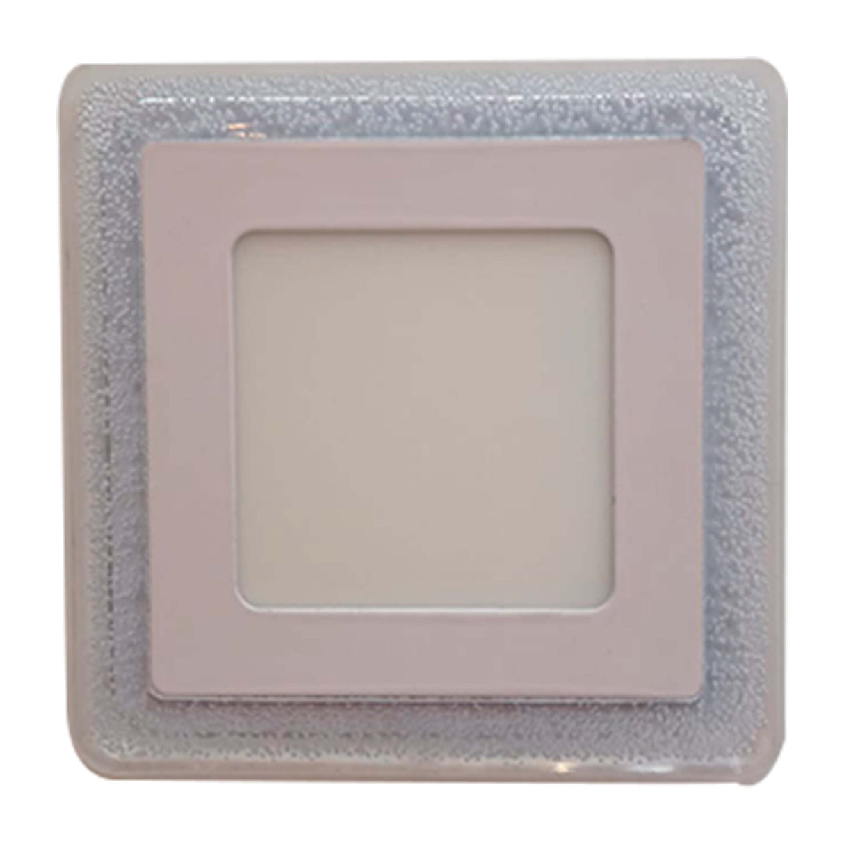 PANEL DECORATIVO CUADRADO ROJO 9W. 6000K LUZ BLANCA ***ADIR***