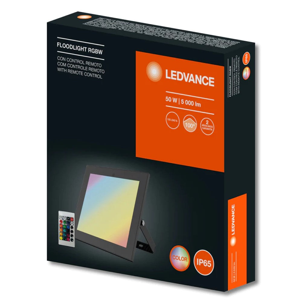 LEDVANCE FLOODLIGHT RGBW RC 50W 110-240V