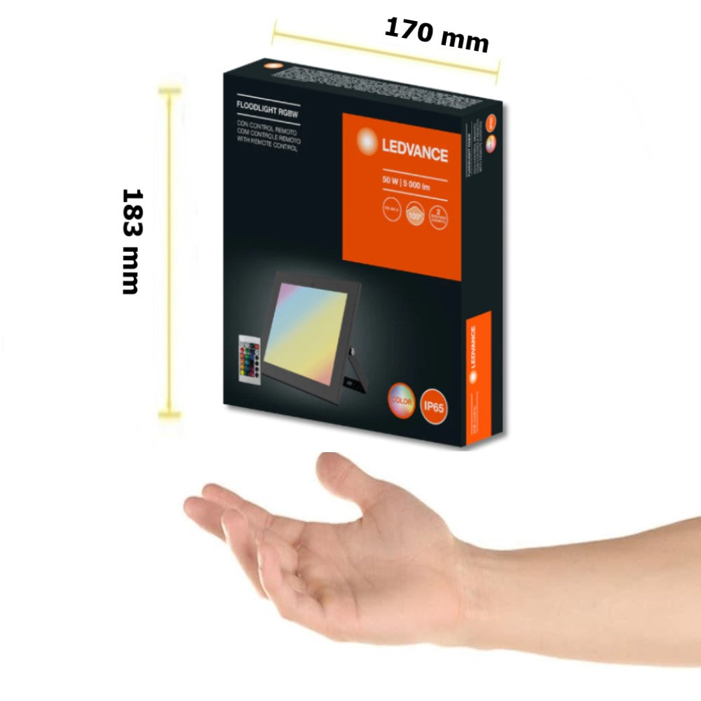 LEDVANCE FLOODLIGHT RGBW RC 50W 110-240V