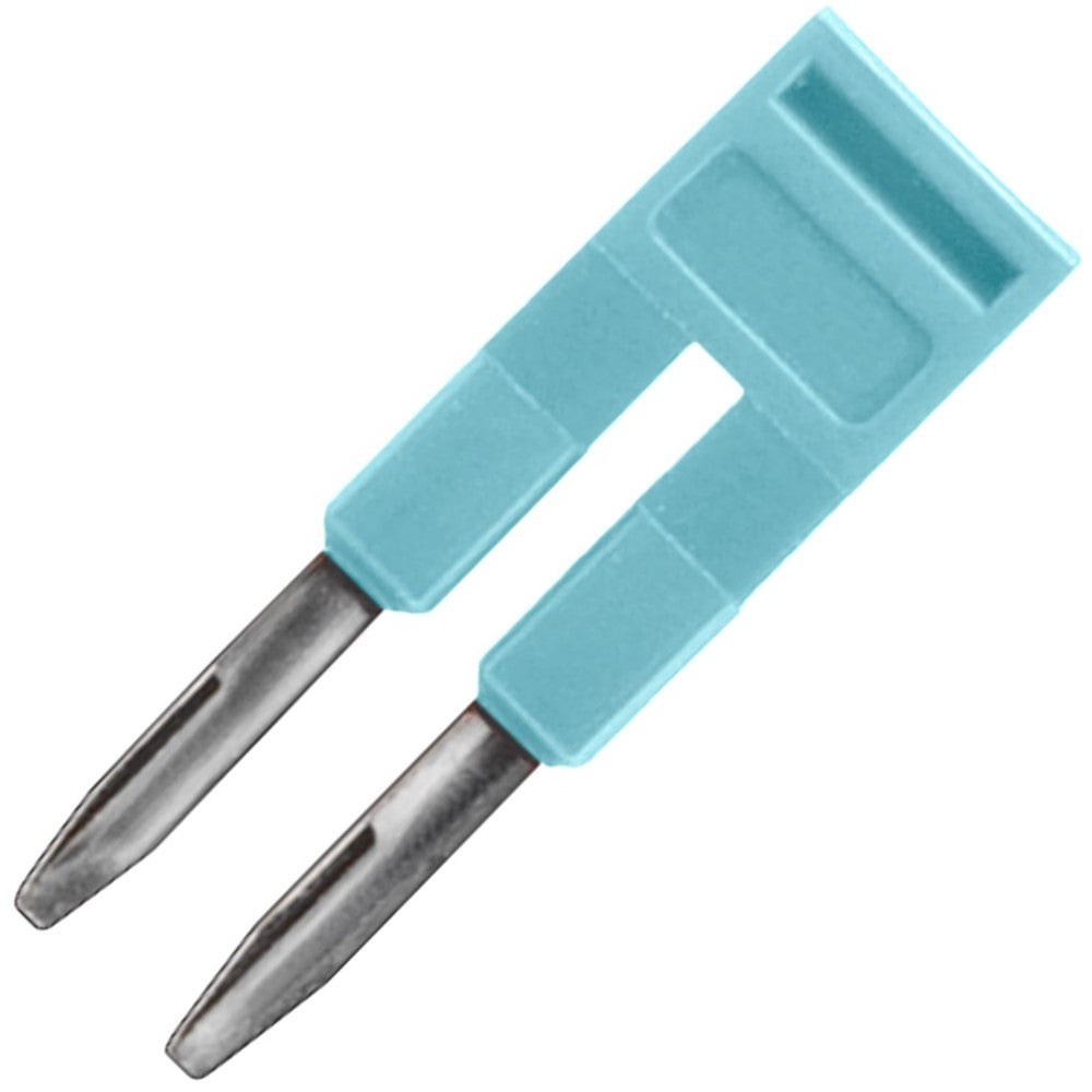 CONECTOR PUENTE PARA BORNES CON 8.2 MM DE ANCHURA PARA EL PUENTEO TRANSVERSAL EN EL CENTRO DEL BORNE DE 10 POLOS AZUL PETROLEO