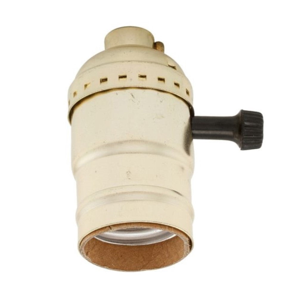 PORTALAMPARA CON CASQUILLO DE METAL BOTON GIRATORIO 250W/250V