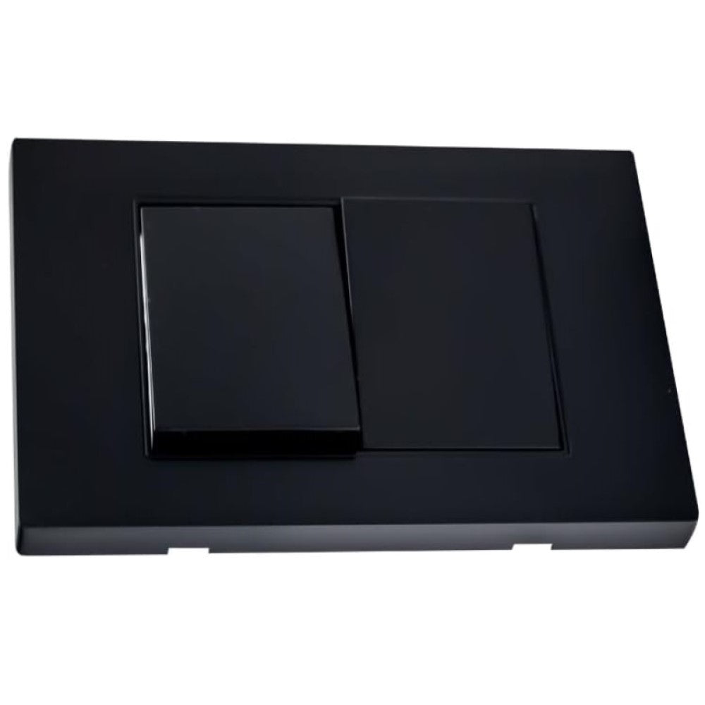 PLACA DECORA PLUS 2 UNIDAD NEGRO MCA LEVITON