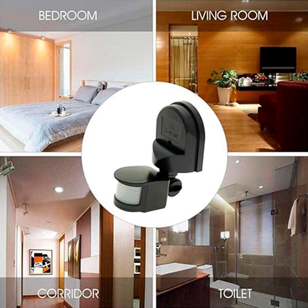 SENSOR DE PARED 140 NEGRO ***HAE2025***