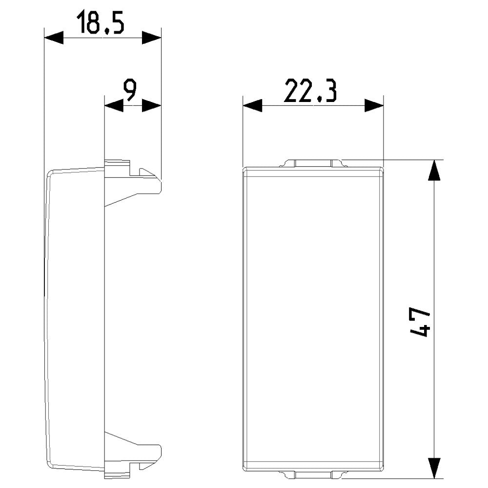 MODULO CIEGO GRIS ARKE VIMAR