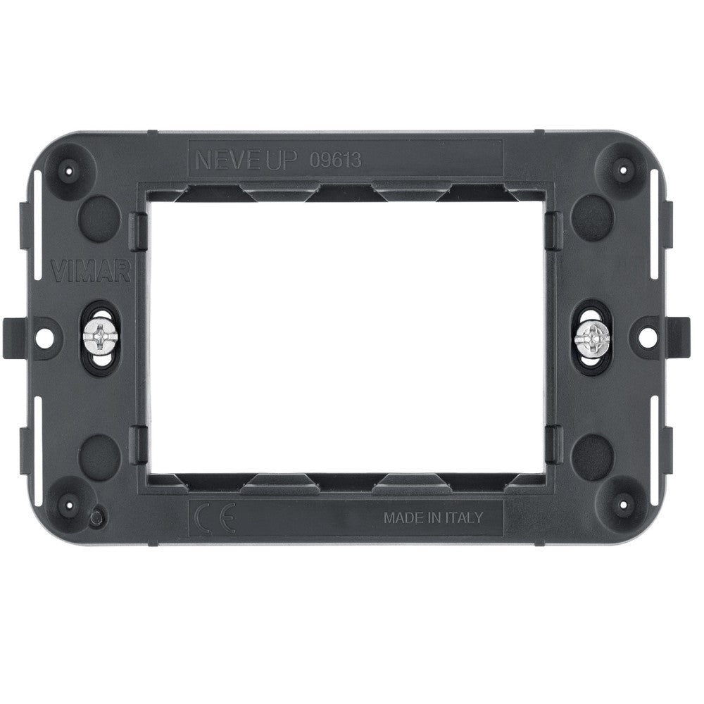 SOPORTE 3 MOD. CON TORNILLOS PARA CAJA EMPOTRABLE 3 MOD. ARKE VIMAR