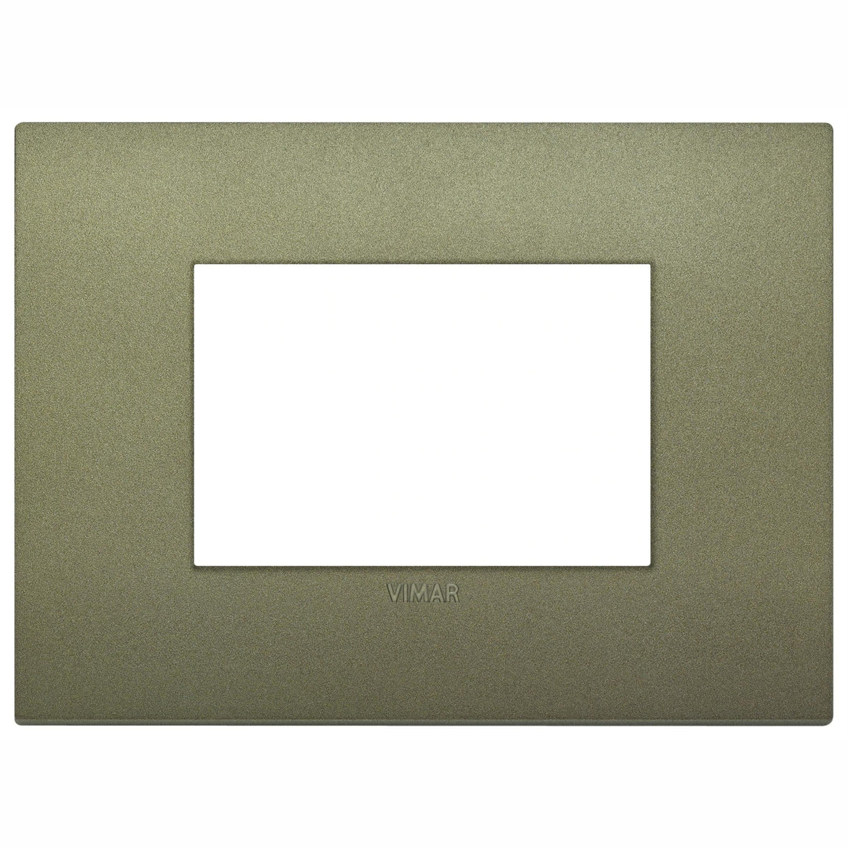 PLACA CLASSIC 3 MOD. TECNOPOLIMERO VERDE MATE ARKE VIMAR