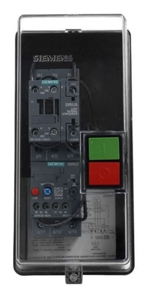 ARRANCADOR SIEMENS A TENSIÓN PLENA TAMAÑO S00 2.8 A 4-A DE 220VAC