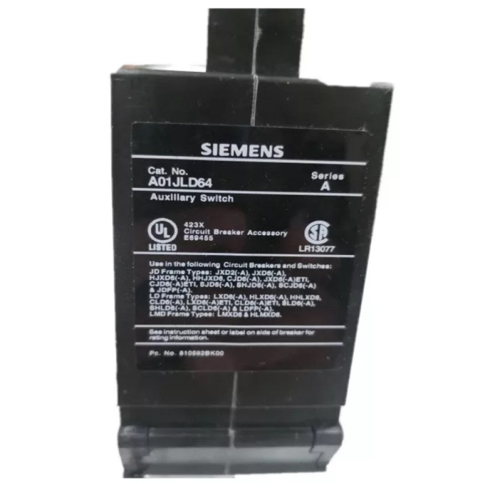 CONTACTO AUXILIAR 1NA+1NC 10A/120-240-480VCA 60HZ P/INT. JXD6-LXD6-LMXD6 A01JLD64 A7B10000020347