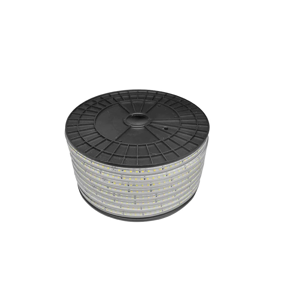TIRA EXTRAPLANA LED 2835 120LEDS POR M ROLLO 50M BLANCO CALIDO ATENUABLE 120 ENCAPSULADANONWIRE CRI80 127V IP65 ILUMILEDS ***REQUIERE FUENTE TIPO CP O FP***