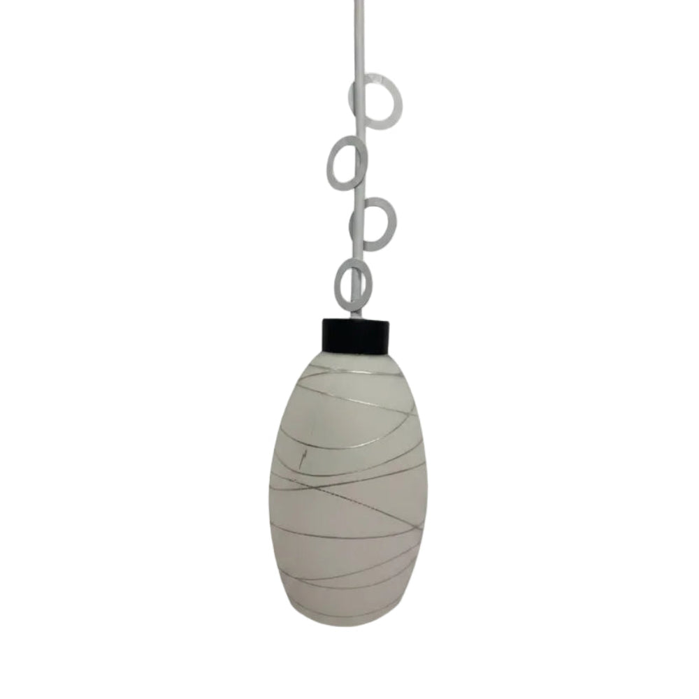 CANDIL COLGANTE TULIPAN CON TRAMA 60W. ***ADIR***