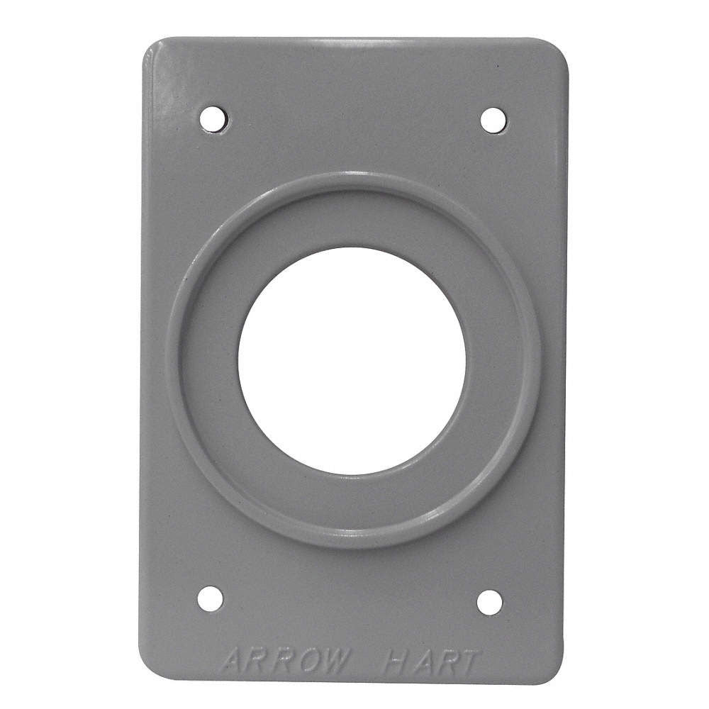 PLACA P/RECEPTACULO SENCILLO DE 35MM ALUMINIO USO INDUSTRIAL *** OFRECER R1K34 ***