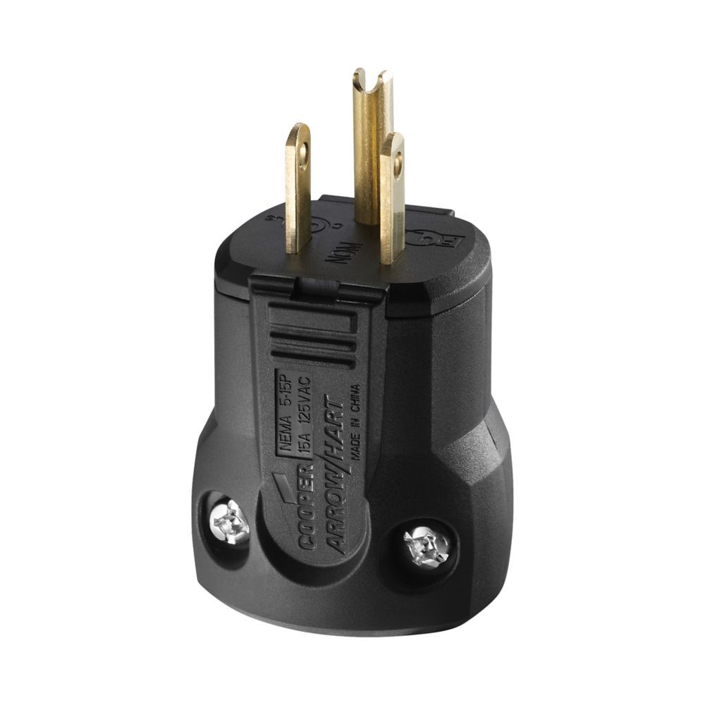 CLAVIJA 15A 125V 2P3W QUICKGRIP NEGRO *** OFRECER LEV711 ***