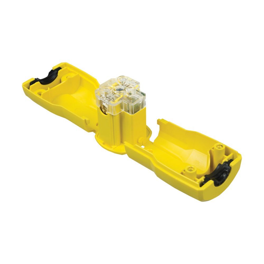 CONECTOR 15A 125V QUICK GRIP AMARILLO