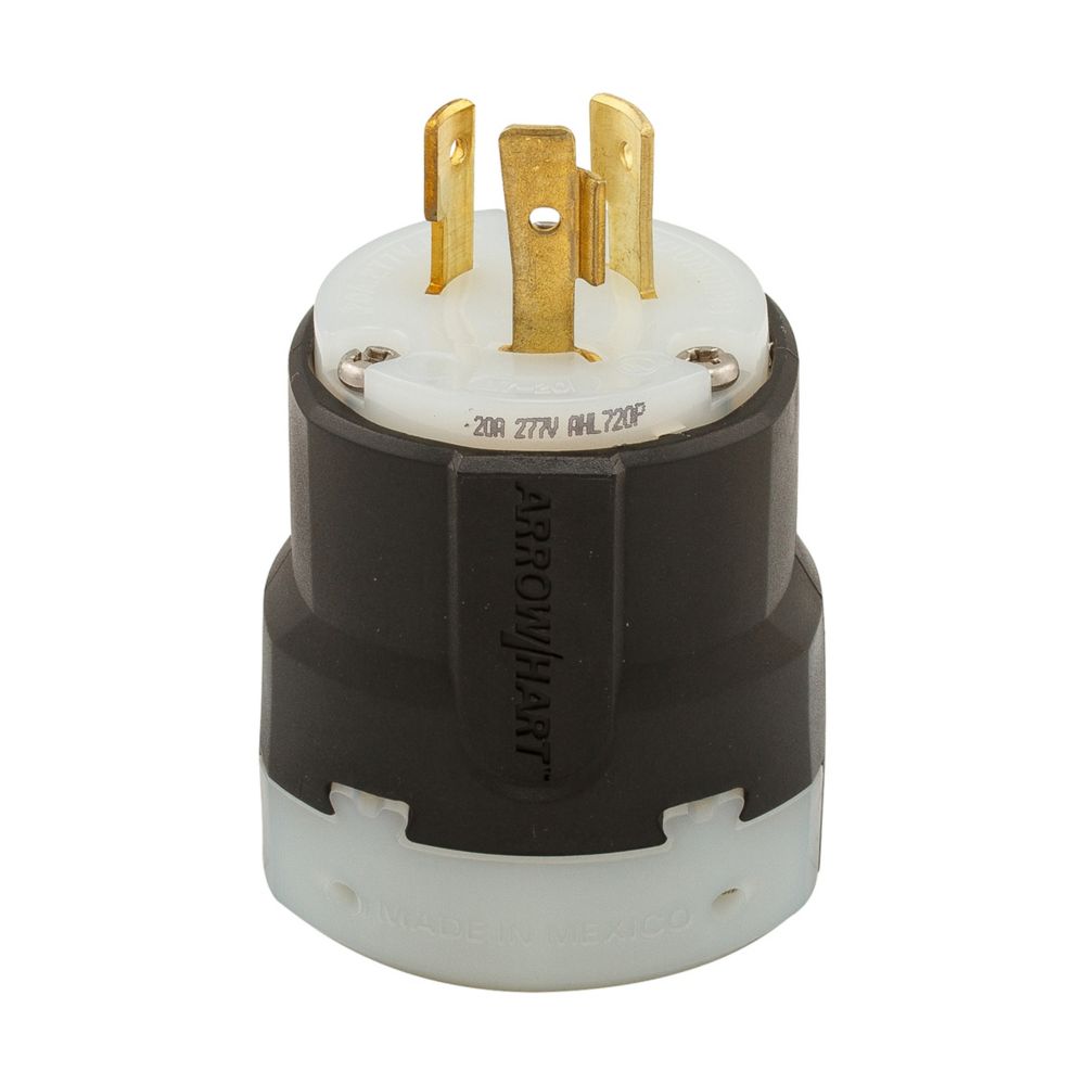 CLAVIJA ULTRAGRIP MV 2P-3H 20A/277VCA NEMA L7-20 GDO.IND. CODE CABLE 9.5-25.4MM AHCL720P *** OFRECER 02331-000 ***