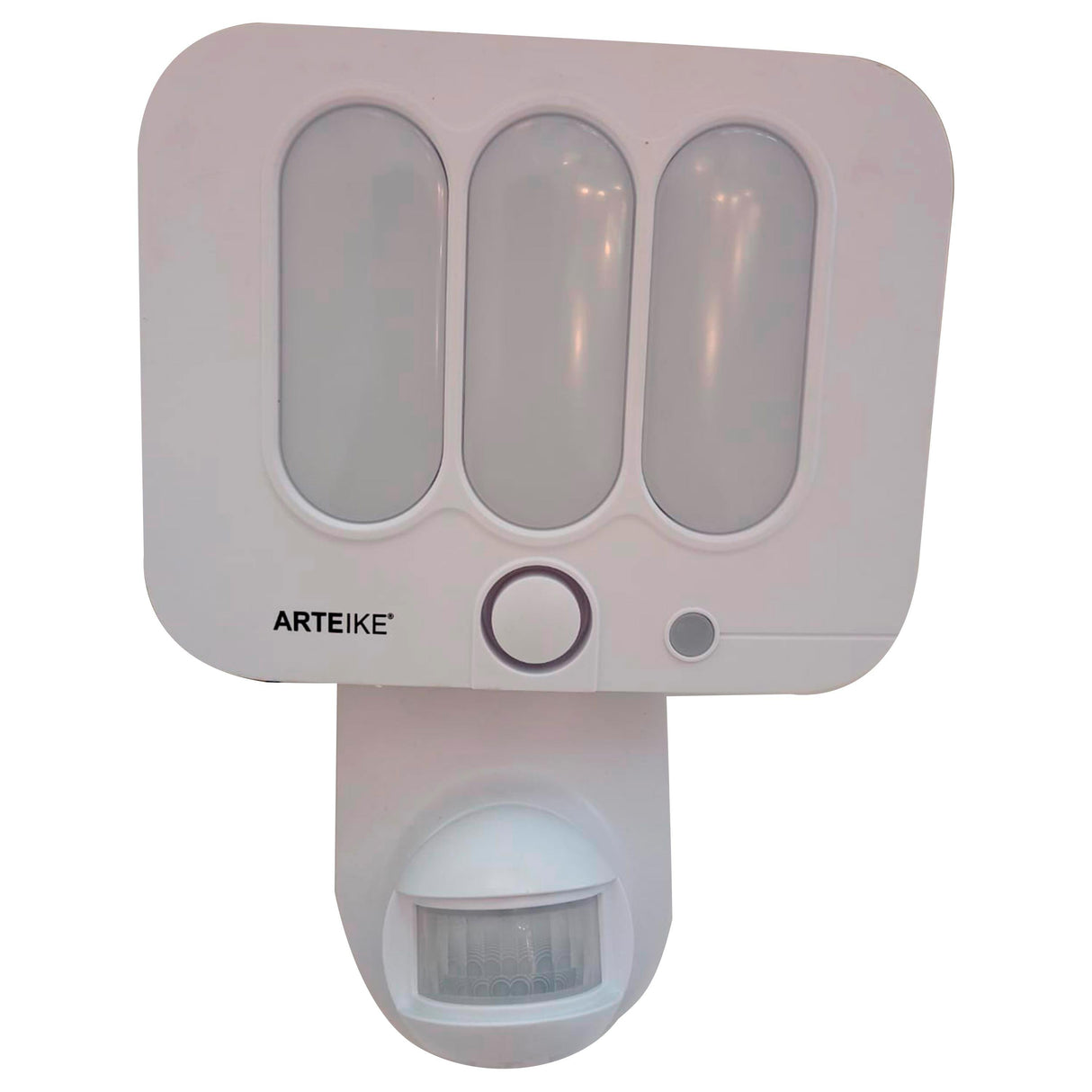 LUMINARIO DE SEGURIDAD CON SENSOR Y ALARMA 10W 3000K 100-277V IP65