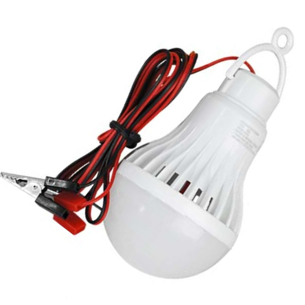 FOCO LED DE EMERGENCIA PARA AUTO 5W 12V BASE CAIMANES 6500K MUNDO LUCIDO
