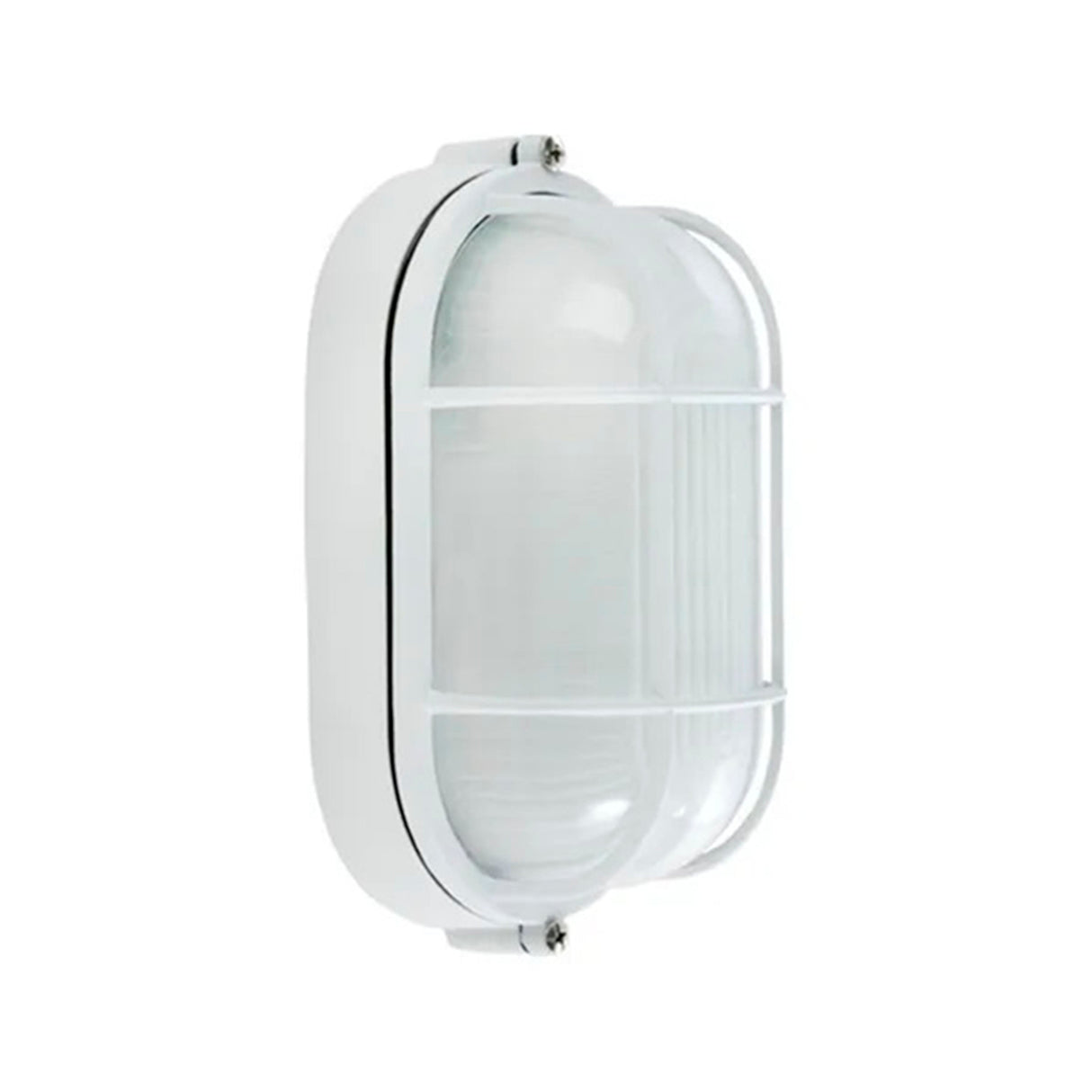 NAUTICA CON GUARDA OVALADA 60W E27 NO INCLUYE FOCO COLOR BLANCO MCA TECNOLED