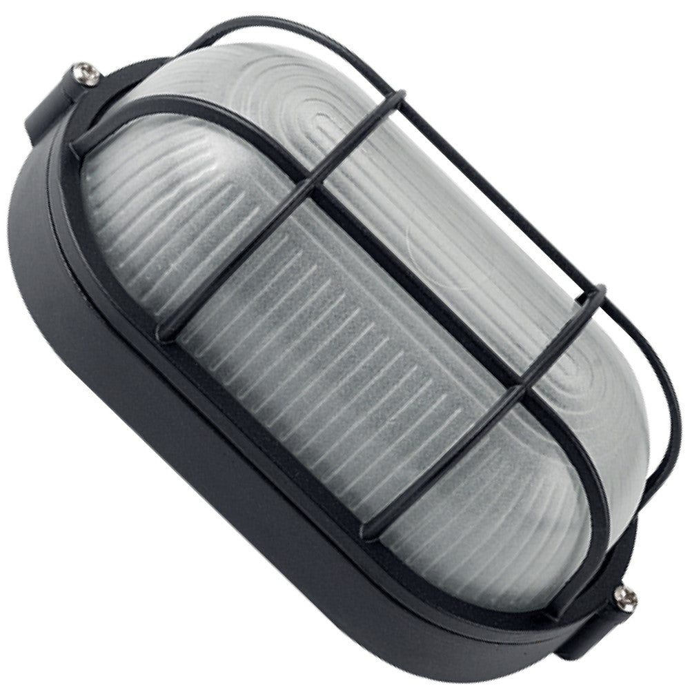 NAUTICA CON GUARDA OVALADA 60W E27 NO INCLUYE FOCO COLOR NEGRO MCA TECNOLED