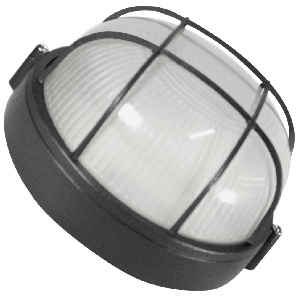 NAUTICA CON GUARDA REDONDA 60W E27 NO INCLUYE FOCO COLOR NEGRO MCA. TECNOLED