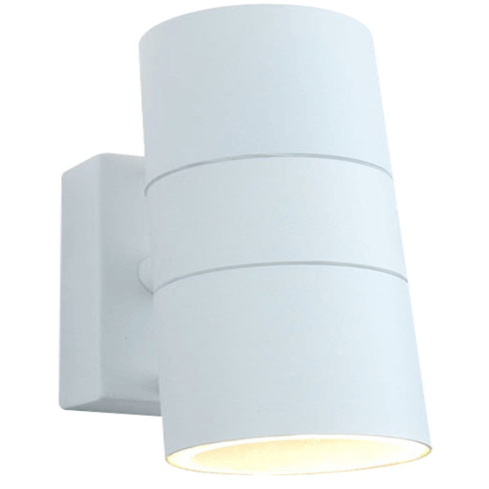 LUMINARIO INCANDESC. MURO EXTERIOR CUBIERTO 127V 50-60HZ 2XGU10 C. BLANCO TECNOLED