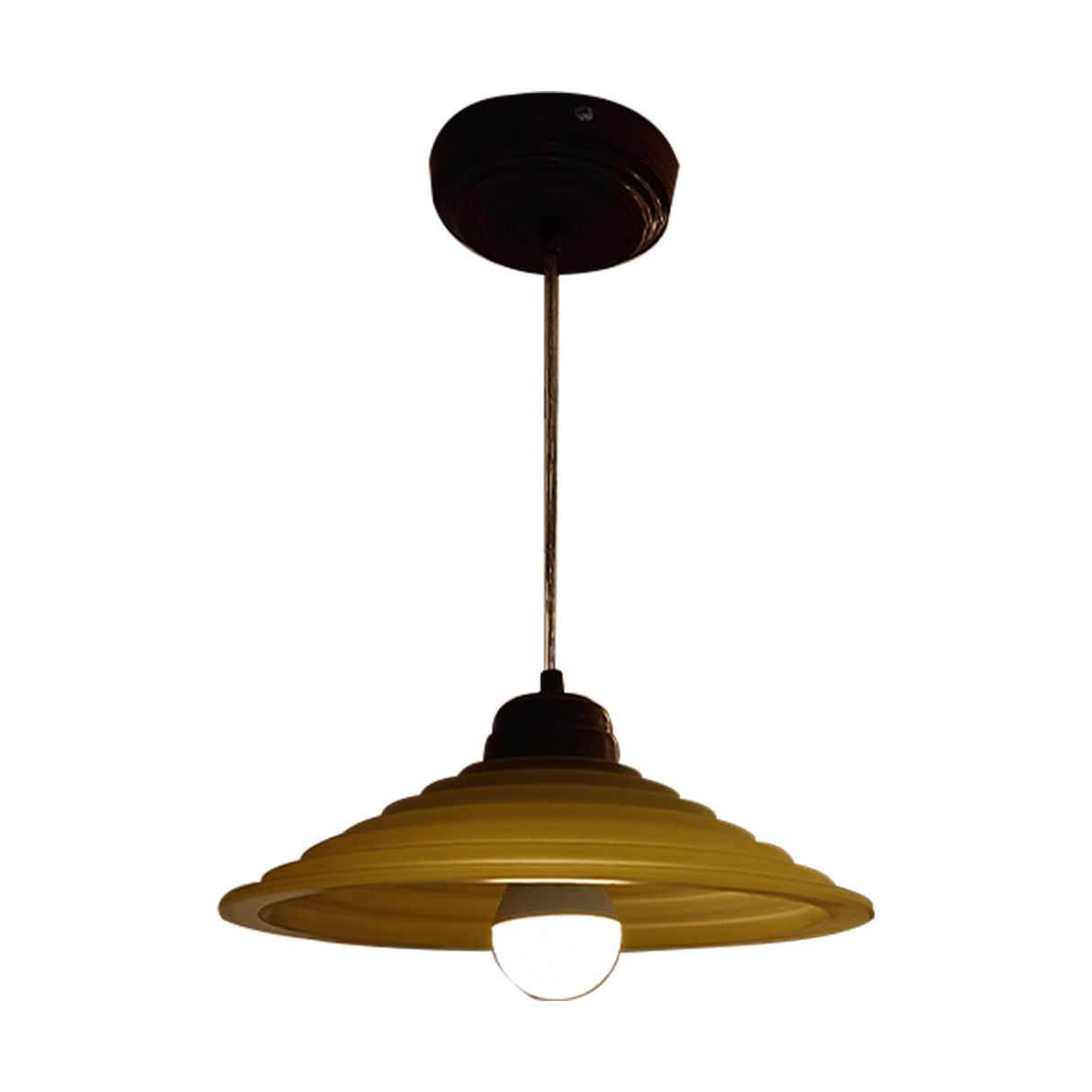 CAMPANA MODELO 505 ALTURA AJUSTABLE A 1 METRO MADERA AMARILLO MCA GUZMAN