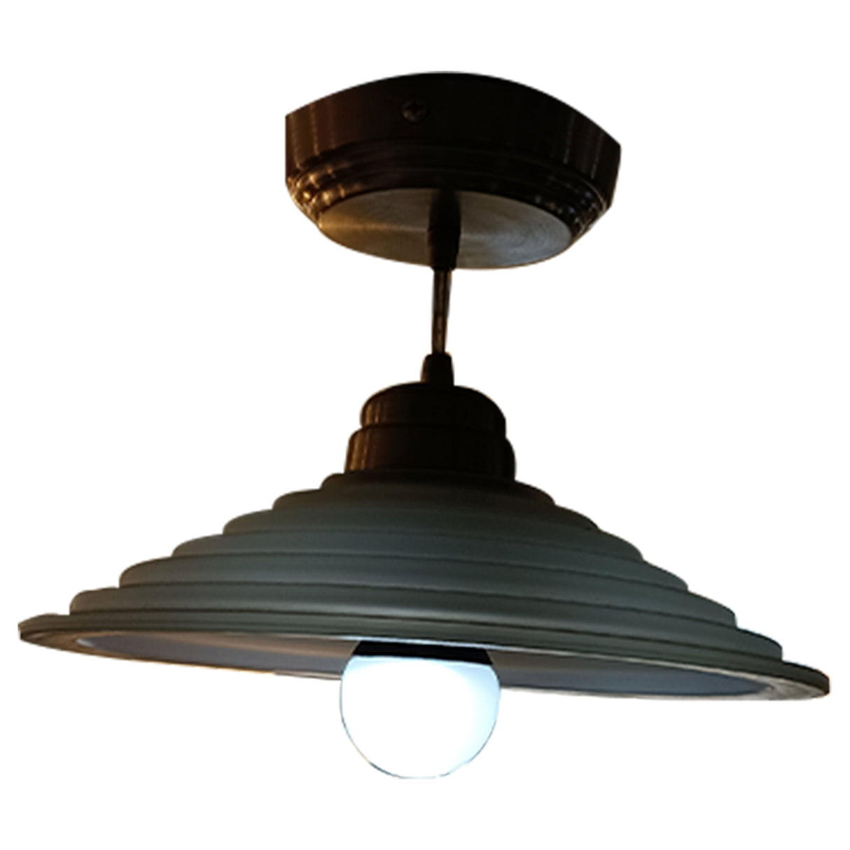 CAMPANA MODELO 505 ALTURA AJUSTABLE A 1 METRO SATIN BLANCO MCA GUZMAN