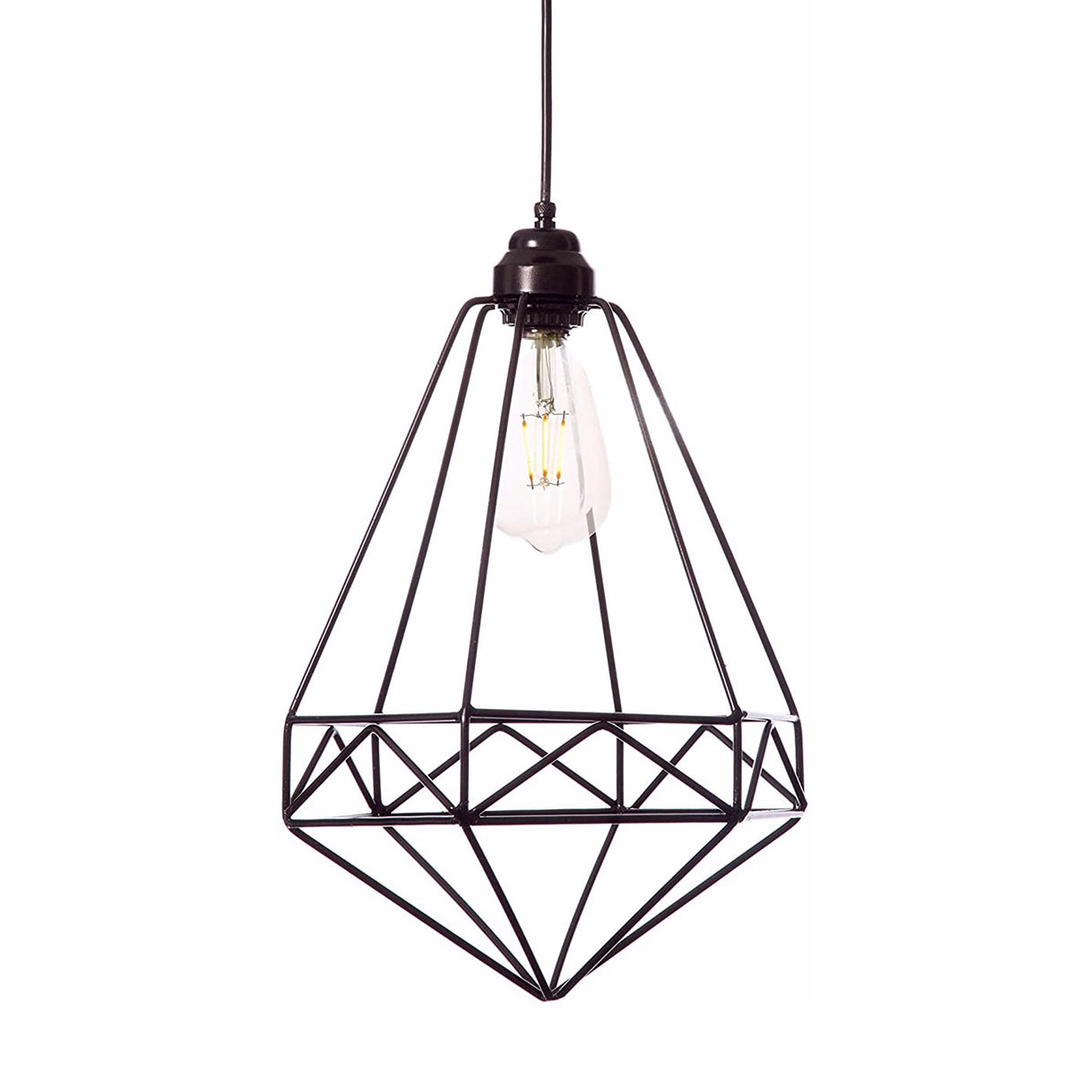 COLGANTE VINTAGE ZAFIRO 1 LUZ SIN FOCO MCA GUZMAN