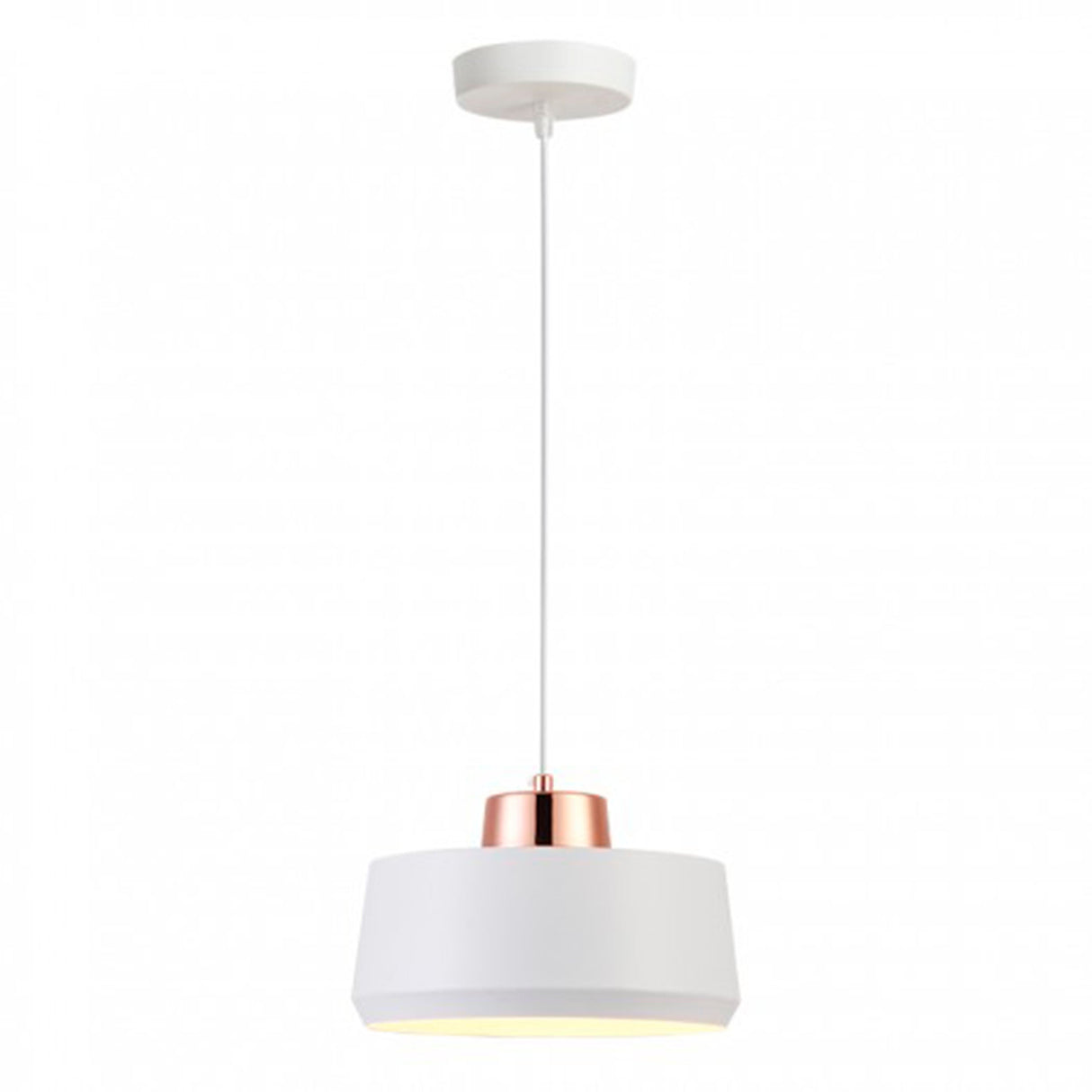 LUM TECHO SUSPENDIDO 40W MAX E27 BLANCO CALUX