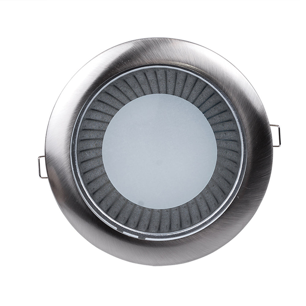 DOWNLIGHT VERTICAL 135MM. 1XE26 CON CRISTAL OPTICO GRIS