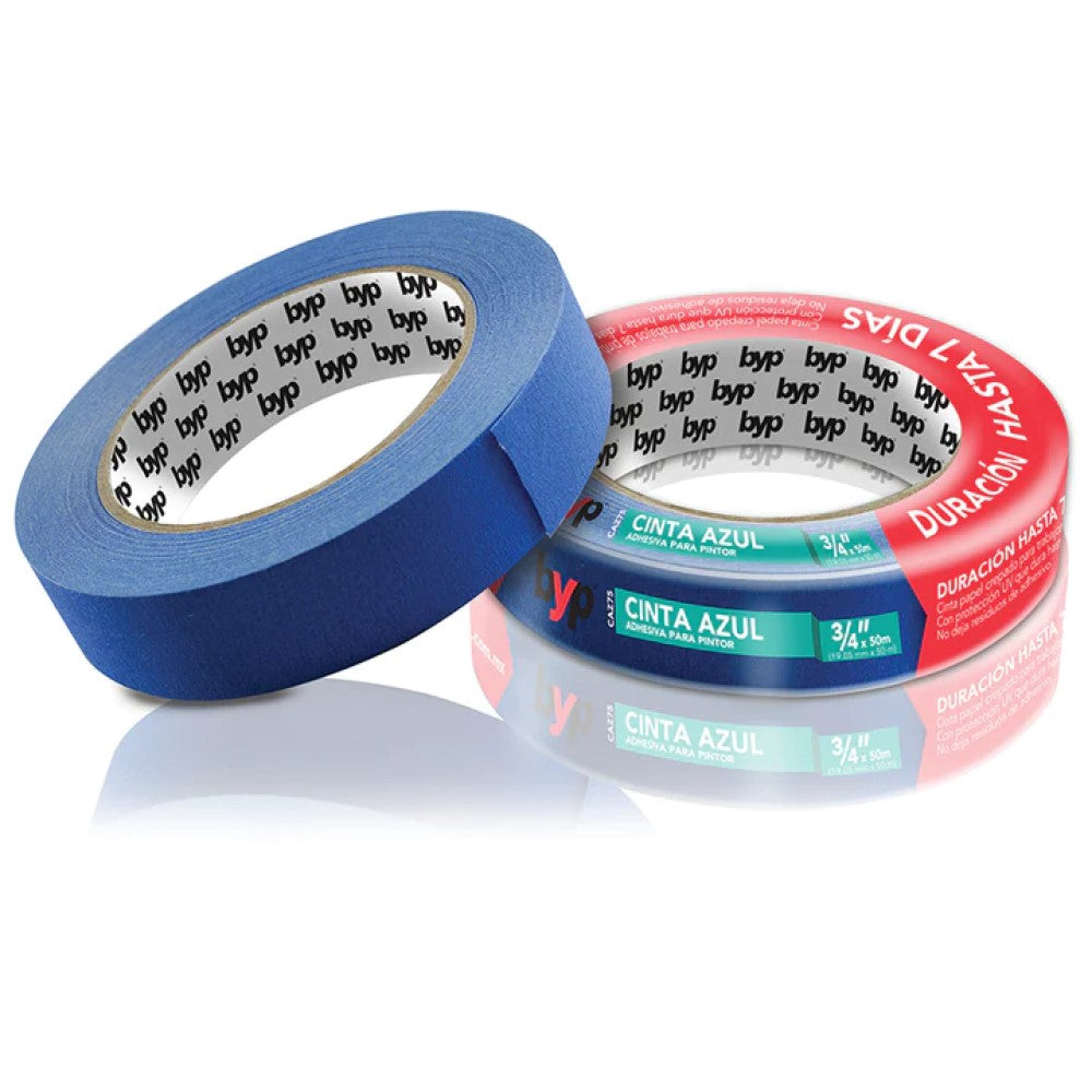 CINTA AZUL PINTOR 3/4" X 50 M *** OFRECER 12621 ***