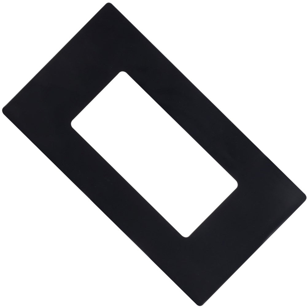 PLACA 3 MODULOS COLOR NEGRO MATE CIEN A COLOR LEVITON