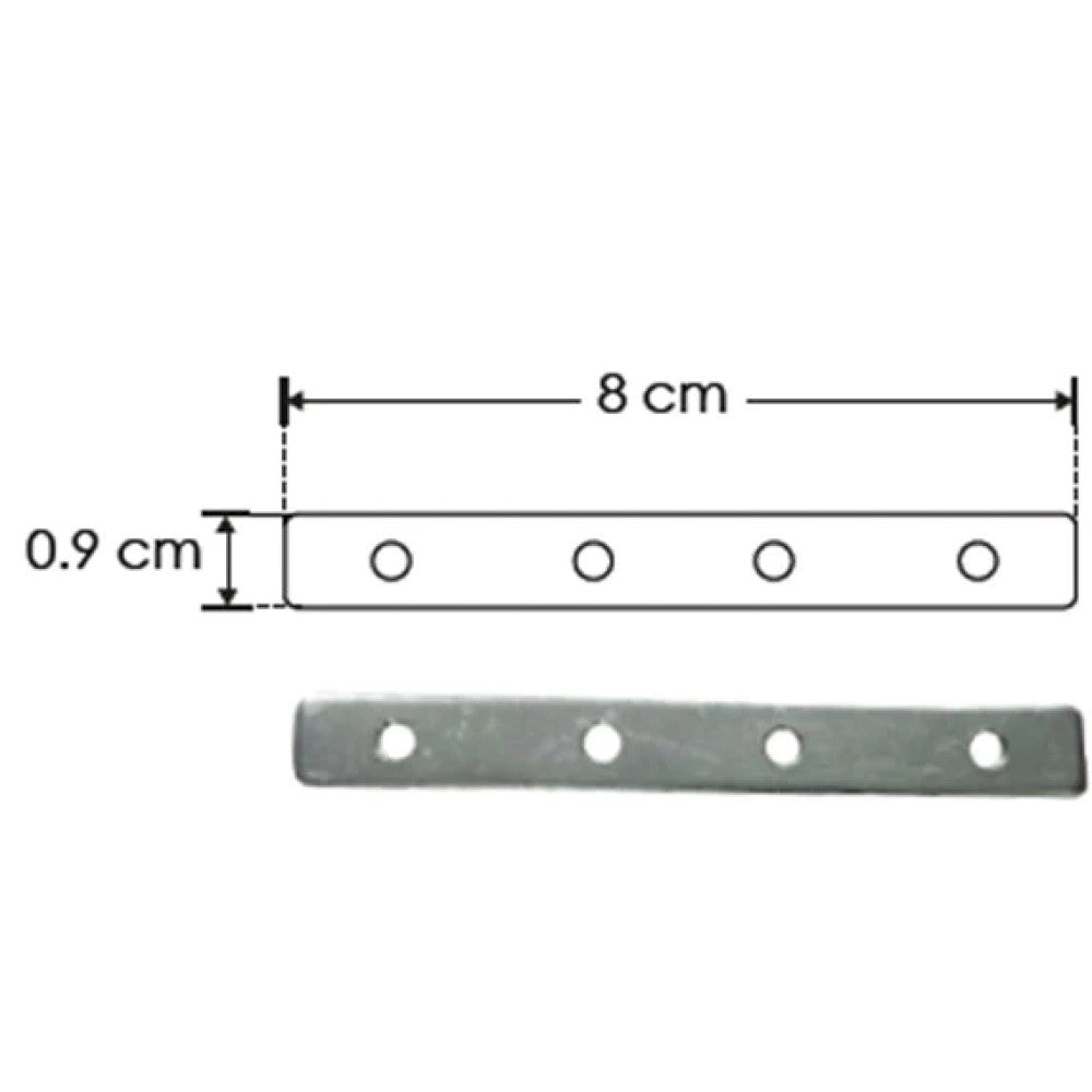 CONECTOR 180G PARA PERFIL ALUMINIO SERIE ILUPA3551 INCLUYE 2 TORNILLOS