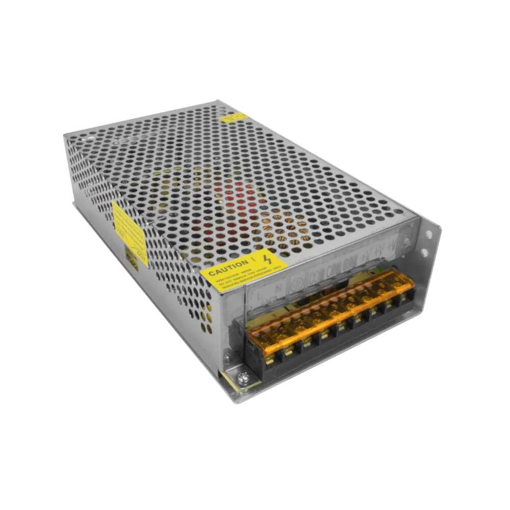 FUENTE DE ALIMENTACION CONMUTADA P/TIRA EXTRAPLANA LED 192W ENTRADA 110-220V CA SALIDA 24V CC PROTECCION IP20 ILUMILEDS