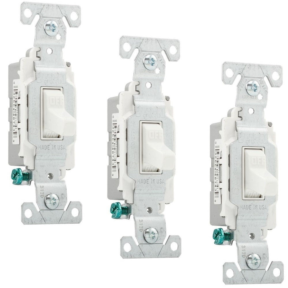 INT. DE PALANCA BCO 1P COMPACTO 20A. 120/277V