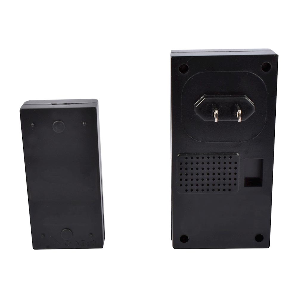 TIMBRE INALAMBRICO MINIMAL PLUG IN NEGRO